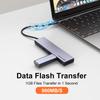 USB C Docking Station 4 Ports Type C Adapter Aluminum Alloy Enclosure 10Gbps Transfer USB Hub with USB-C Ports Fast PD Charge