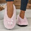Heart Thicken Plush Socks Thermal Bow Sleeping Socks Simple Winter Floor Socks  Girls