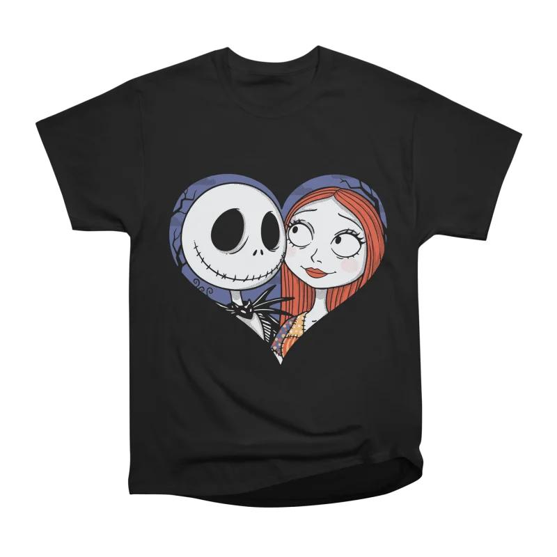 

Men Casual Shirts Short Sleeves LOVE NEVER DIES Tees Oversized T-shirts S чёрный