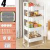 Multi-Layer Mobile Storage Rack for Baby Snacks and Bathroom Essentials
