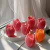 1PC Romantic Home Decor Candle Luxury Floral Fragrance Candle Fragrant Tulip Soy Candle Decorative Scented Candle 25cm