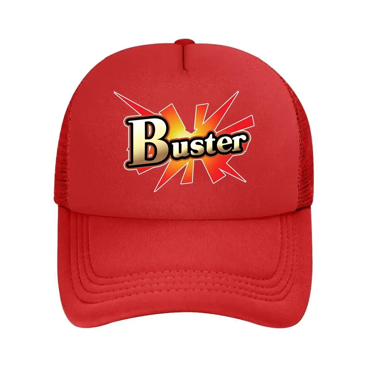 Сетчатая бейсболка с логотипом бренда Buster и дизайном в виде взрыва One Size