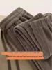 Men's Double-Sided Polar Fleece Sweatpants: Thick, Velvet-Enhanced Winter Warm Cuffed Sports Pants