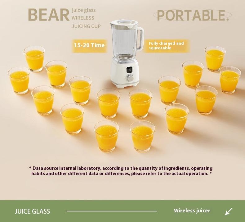 Portable Multi-Function Juicer: Automatic Fruit & Vegetable Blender with Travel Cup