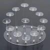 Acrylic Transparent Staircase Ellipse Figurine Display Stand Ring Jewelry Cosmetics Doll Blind Box Fragrance Decorative Shelf