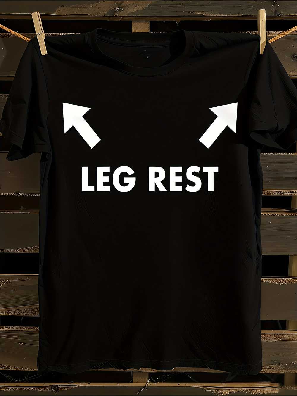 

Leg Rests Arrow T-Shirt Mens Tshirt Womens Tshirts with Letters Print Short Sleeves T-Shirt Casual Street Tee Shirt Top L