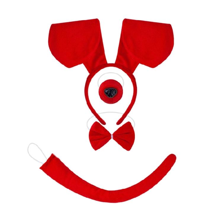 Hund Cosplay Kostüm Dekorationen Zubehör Kinder Hund Verkleiden Festival Plüsch Schmuck Süßes Hund Stirnband Cosplay Requisiten