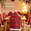 Snowman Chair Protective Slipcover Santa Claus Stool Cover Christmas Chair Cover  Xmas Party