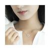 Emporio Armani Ferris Wheel Ring Eagle Logo Zircon Necklace Women's Silver EG3585040 F Original Bag