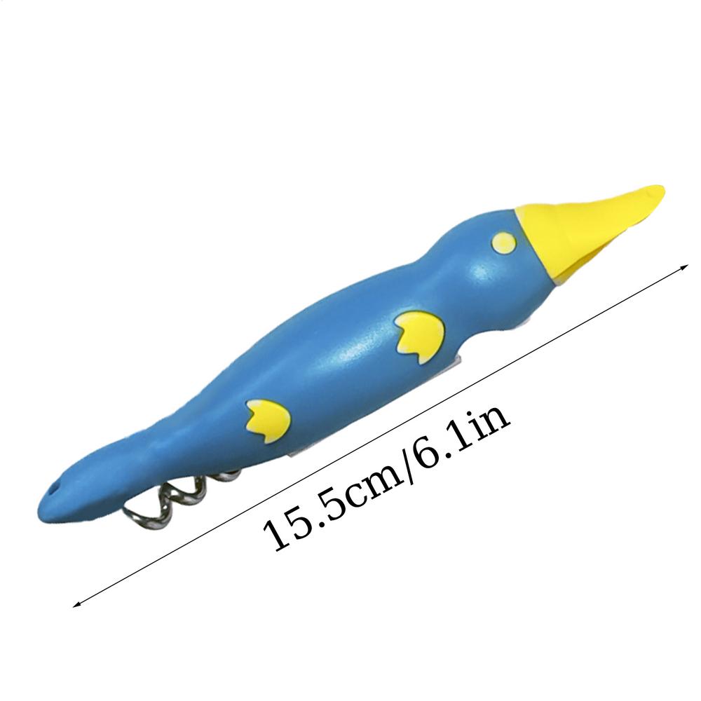 

Магнитная открывалка для бутылок для холодильника, открывалка для пивных банок и крышек, многофункциональная, в форме утиного клюва, кухонные гаджеты, нержавеющая сталь синий