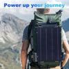 18V 12W Solar Panel Kit Polycrystalline Silicon Photovoltaic Panel Battery Charger for Car Greenhouse Shed Home Use