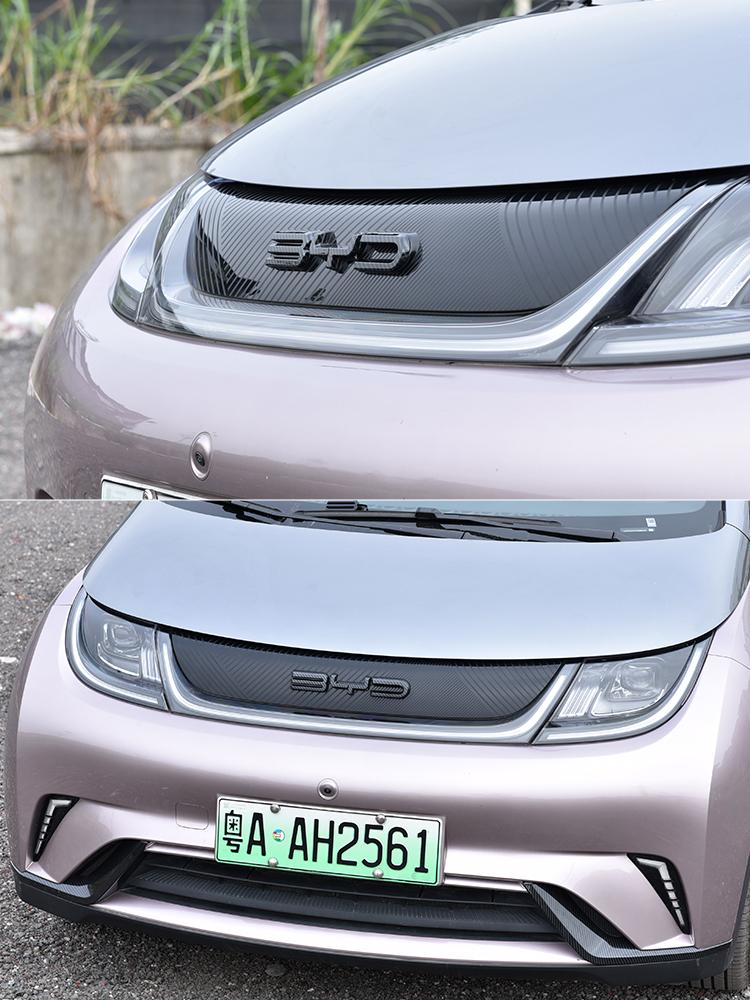 For BYD Dolphin Front Emblem Black Emblem BYD EA1 Front Head Emblem Blackening Modification