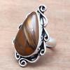 Multi Tiger's Eye Gemstone Handmade Silver Jewelry  "8"