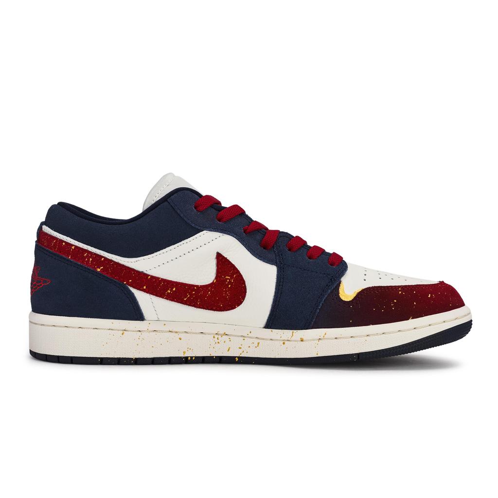 Jordan Air Jordan 1 811 Manufacturing, Bamboo, Special Shoe Box Low Top Vintage Basketball Shoes Unisex IO7448-400(Team80-SBOX)