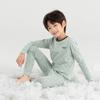 Duoduo Boys' 7A Antibacterial Bear Print Thermal Pajama Set