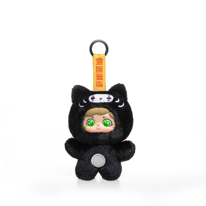 Cute Colorful Mini Vinyl Face Doll Keychain Plush Toy Bag Pendant Birthday Gift
