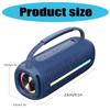 20W Portable Bluetooth-compatible Speaker Double Driver 360°Surround Sound IPX6 Waterproof For Camping Beach Party