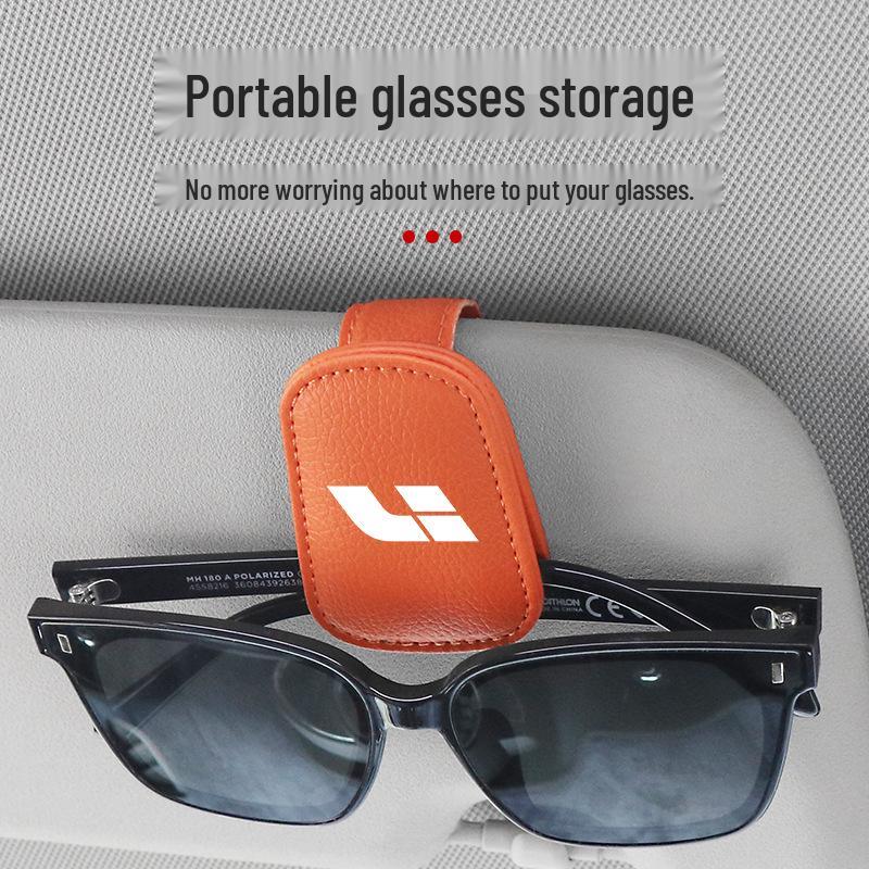 Magnetic Sunglasses Clip & Storage Box for Li Auto L6/L7/L8/L9/MEGA/ONE