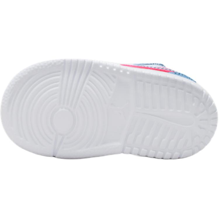 New Jordan 1 Low top Toddler Shoes White Blue Infant And Toddler HQ2002-400