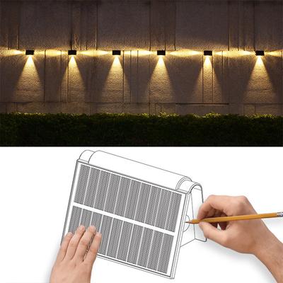 Solar Wall Light LED Outdoor Wall Mounted Lights External Solar Lamp IP54