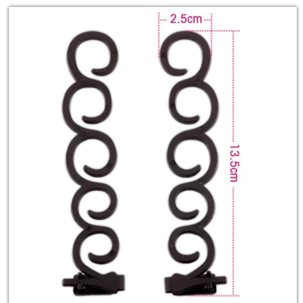 2pcs/Set Fashion Hair Braiding Weave Roller Twist Styling Maker Diy Hairstyling Accessories Salon Tool Home Use Braided Hair