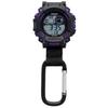 Chaveiro Mosquetão CREPHA Fácil para Bolsas e Relógio Roxo, Relógio, Digital, À Prova d'Água, Exterior, Caminhada, Pesca, Ler, Mochilas, AZ-CB-D140-PU
