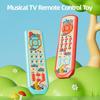 Baby Remote Control Toy, Artificial Mobile Phone, Early Education Game Button, (Requires Preparing Two No. 7 Batteries)
