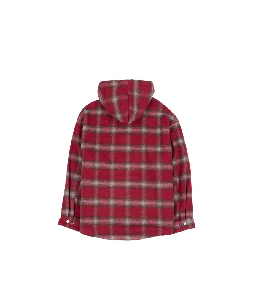 DOUBLE JD Check Shirt Hoodie