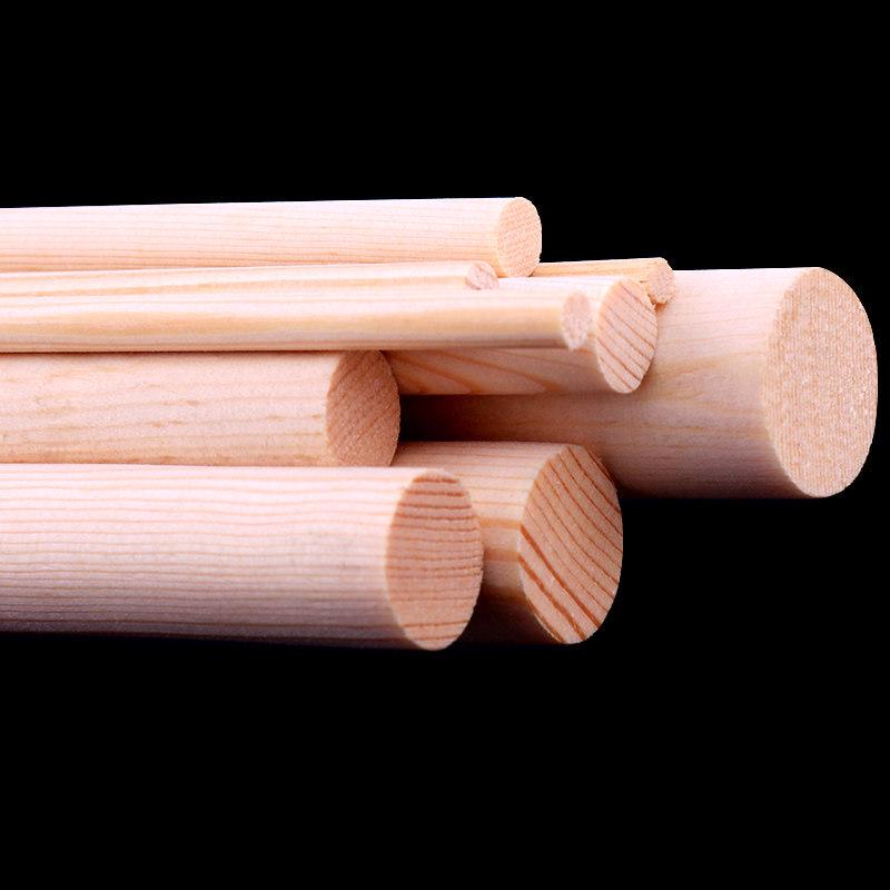 Round Pine Wood Stick for DIY Crafts and Models