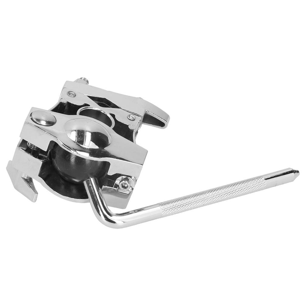Silver Color Drum Mount Bracket Metal Drum Set Extension Clip Premium Tom Drum Rack Mount For Drum