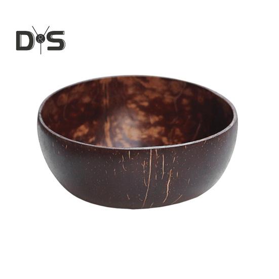 

Миска из кокосового дерева, веганский подарок из натуральной кокосовой скорлупы, миски для смузи Acai Buddha, деревенские сервировочные миски, легко моющиеся, изготовленные вручную блюда из кокоса для A