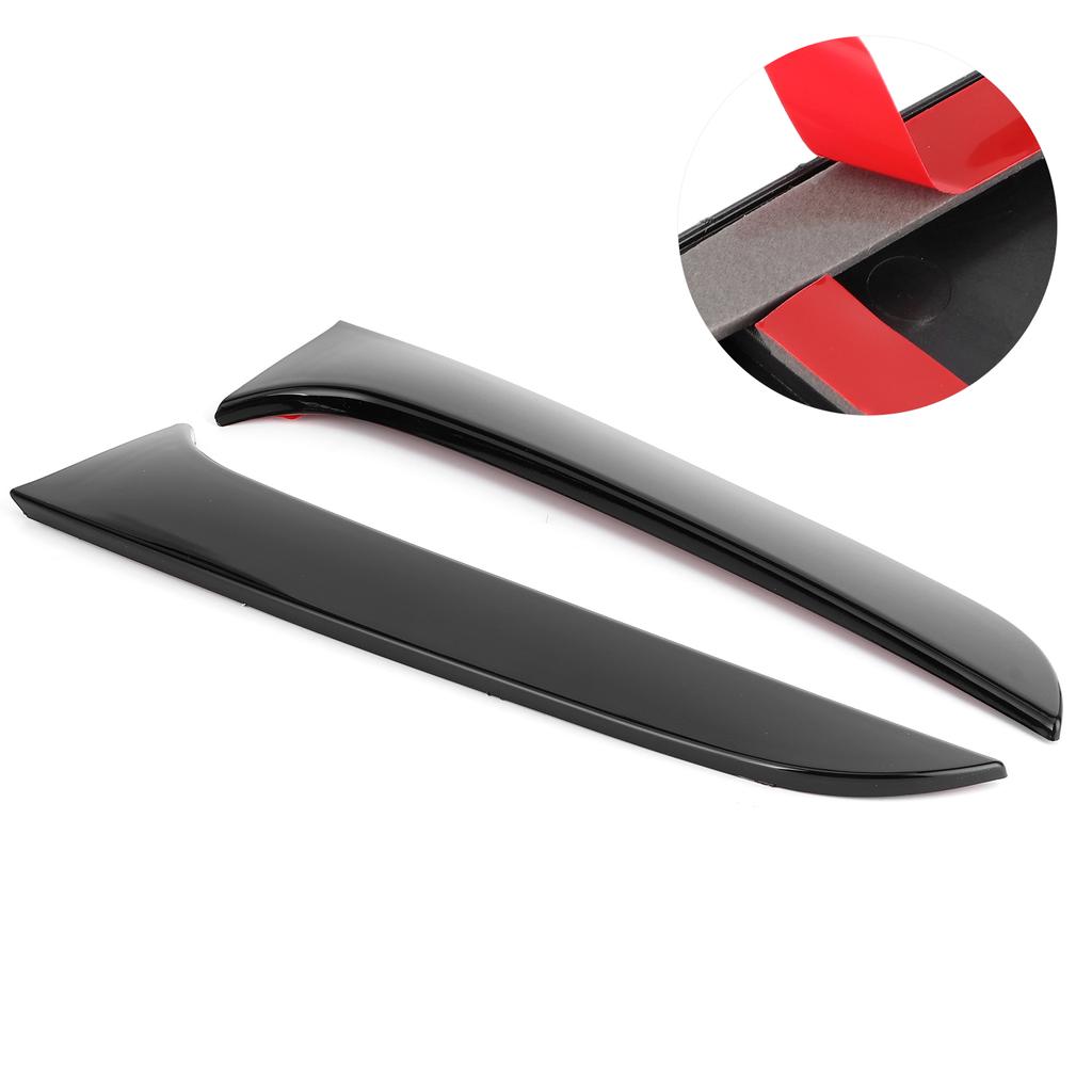 2pcs Rear Window Side Spoiler Air Splitter Anti UV Fit for 1 Series F20 F21 2012 2019