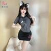 Sexy Lingerie Sexy Cos Student Uniform Seduction OL Secretary Hip Skirt Hot Passion Outfit