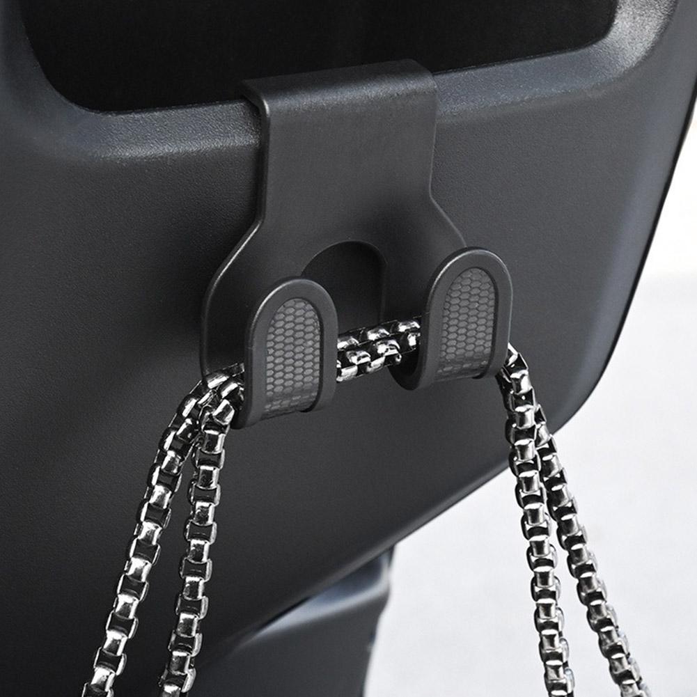 2-in-1 Hidden Car Hook Rear Seat Phone Holder For Electric Vehicle Model 3 Y BYD Universal Auto Interior Accessories