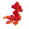 Ornement de Dragon Imprimé en 3D Figurine de Dragon Marin Articulée avec Articulations Mobiles Mini Modèle de Dragon Imprimé en 3D Jouet Fidget