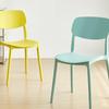 HUIHUADU Nordic Thickened Plastic Dining Chair Set