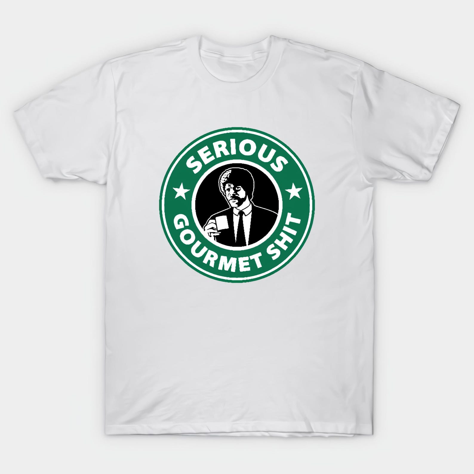 Serious Gourmet Shit White T shirt Size S-4X Casual 3XL