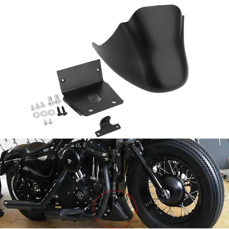 Motocykl Czarny Dolny Przedni Spoiler Błotnik Osłona Powietrzna Podbródek dla Harley XL Sportster 883 1200