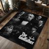 1Pc The Godfather Print Rug - home decoration Carpet For Living Room Bedroom Flooring Computer Chair Area Rug