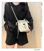 Women's Lightweight Crossbody Phone Bag - Japanese Korean Style with Bow and Drawstring, Casual and Versatile Coin Purse
