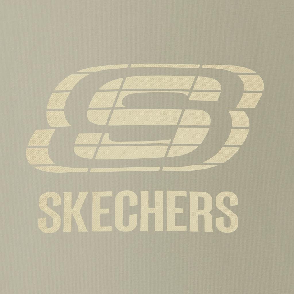 Skechers Solid Color Round Neck Short Sleeve Breathable T-Shirt Men tops L126M016-00V8