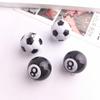 Acrylic Black 8 Ball Pendant Keychain for Bags & DIY Ornaments