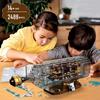 MOULD KING 10066 One Piece Ship In a Bottle Building Blocks Kits, MOC Queen Anne's Revenge Pirate Ship Model Building Sets(2488+ Pieces)