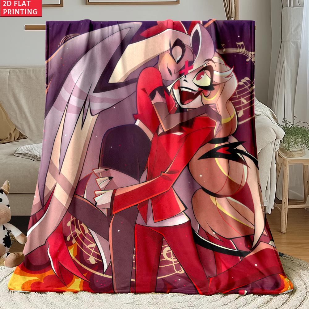 

Anime thin Flannel Blanket for Bedrooms,Living Rooms,Sofas Blankets,Offices,Lunch Breaks,Picnics,blankets fluffy blanket 130x150cm