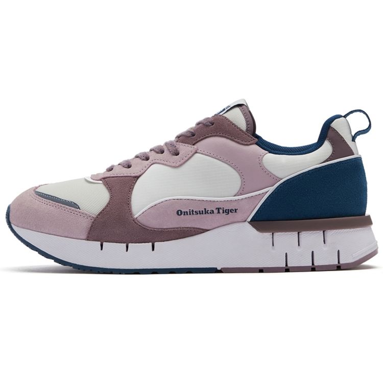 Onitsuka Tiger Bravon Sport Fashion Color Block Durable Low-Top Casual Shoes Unisex sneaker Light-Purple 1183B899-103
