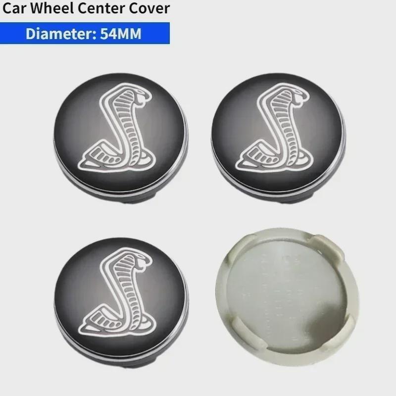 54MM Car Wheel Center Hub Cover Caps Accessories For For-d ST Fusion Escape Explorer Edge Mondeo Focus Ecosport Fiesta Kuga ST S-helby M-ustang Taurus