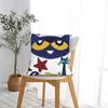 Pete The Cat Cartoon Pillowcase Polyester Cushion Cover Gift  Throw Pillow Case Cover Home Dropshipping 18'