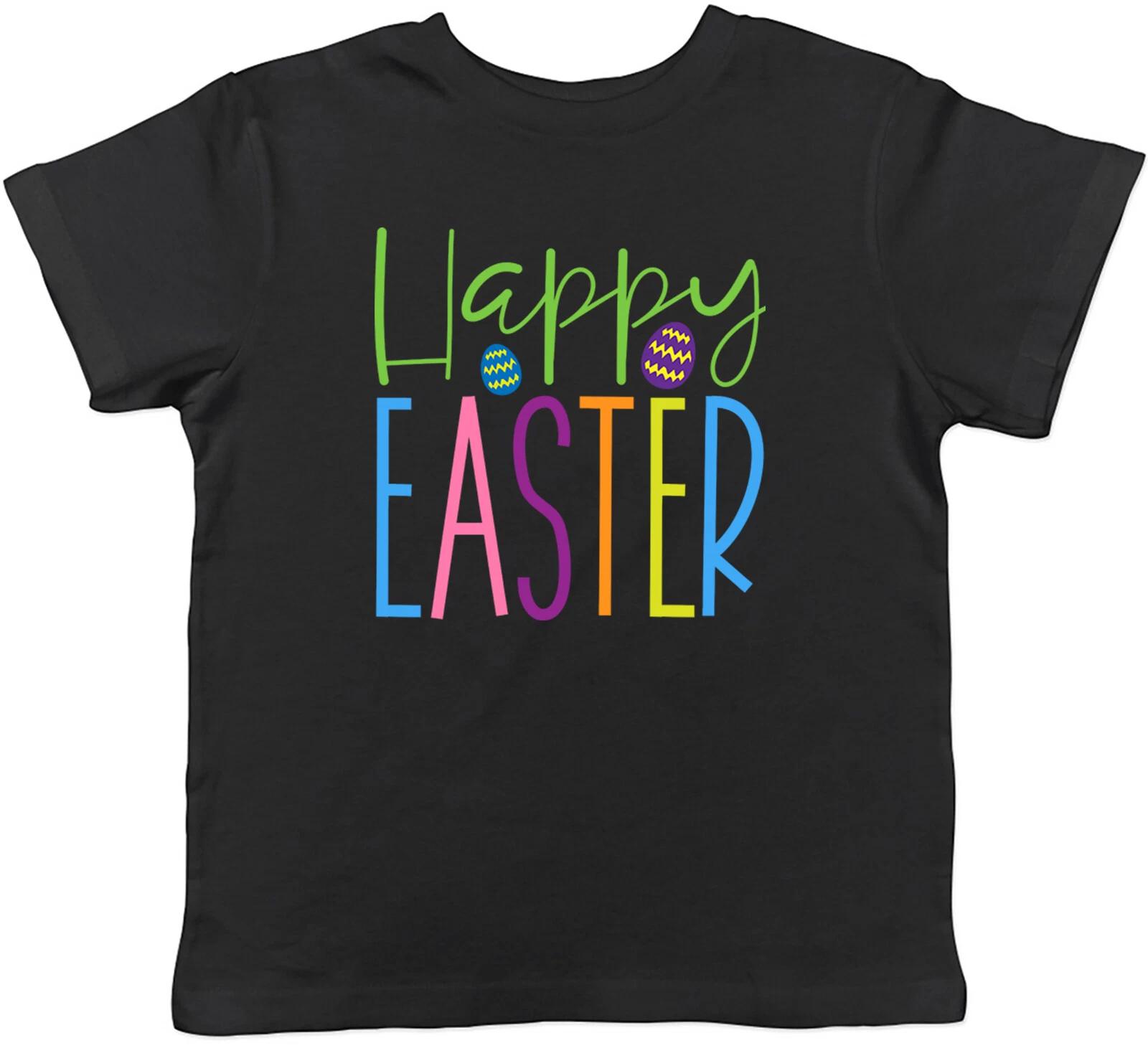 Happy Easter Egg Childrens Kids T-Shirt Boys Girls 120