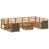 Conjunto de Móveis de Jardim Madeira de Acácia Maciça