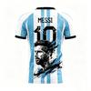 2026 Messi Argentinien Team Fußballtrikot Spiel- & Trainingsset Sommer Sport Herren T-Shirt Kinderkleidung T-Shirt Y2k Damen